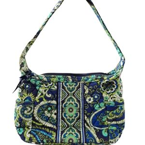 # 75 Vera Bradley Blue and Green Mini Bag